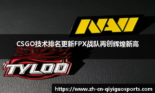 CSGO技术排名更新FPX战队再创辉煌新高